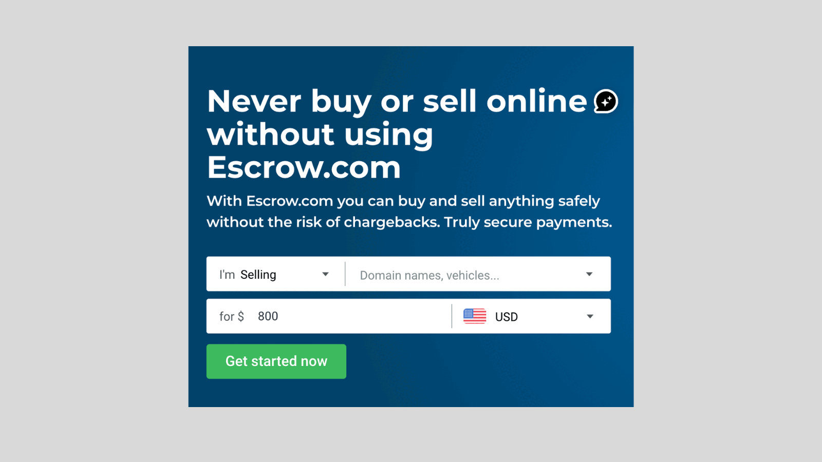 Use Escrow for extra safety when selling valuable digital items