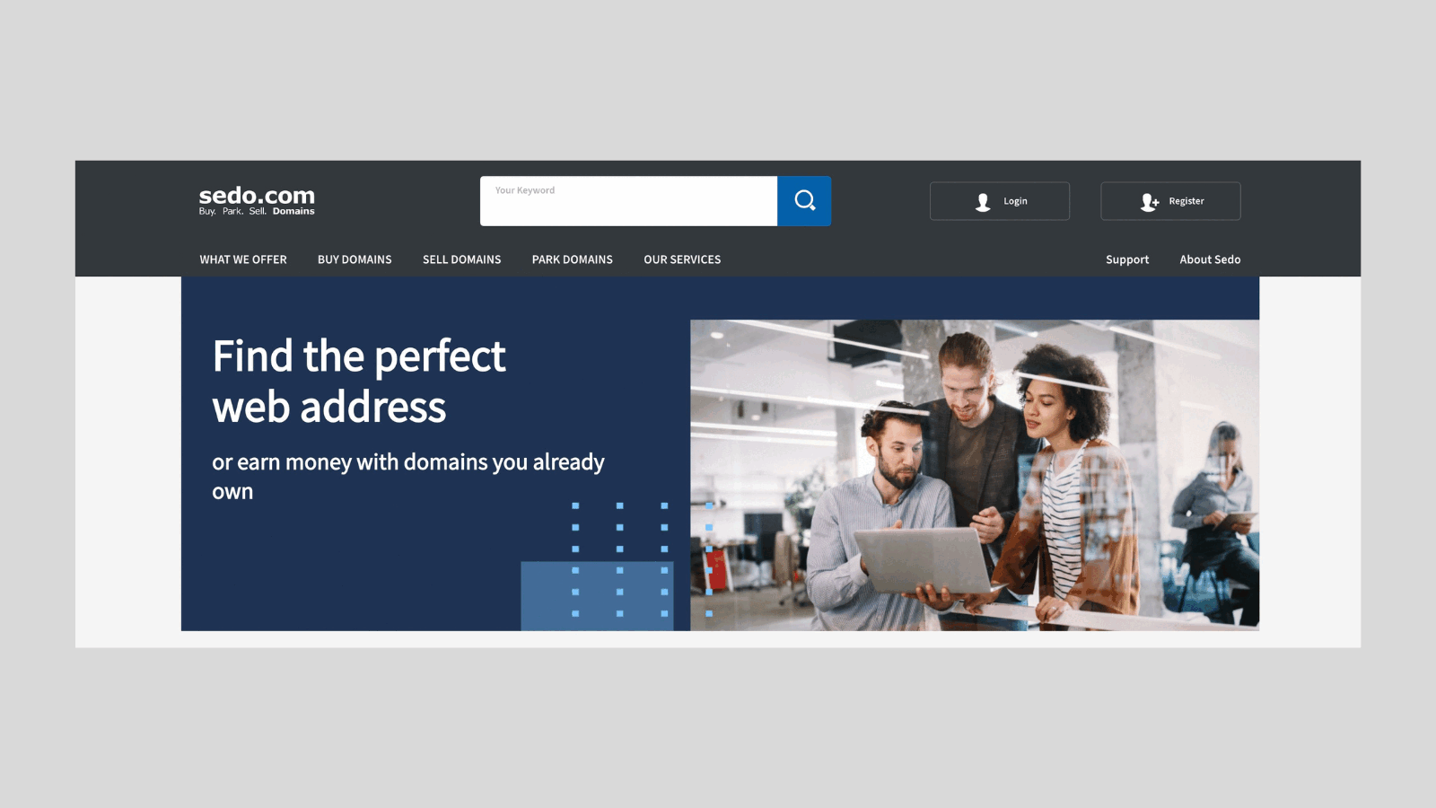 Make money with unused domain names by placing ads on them