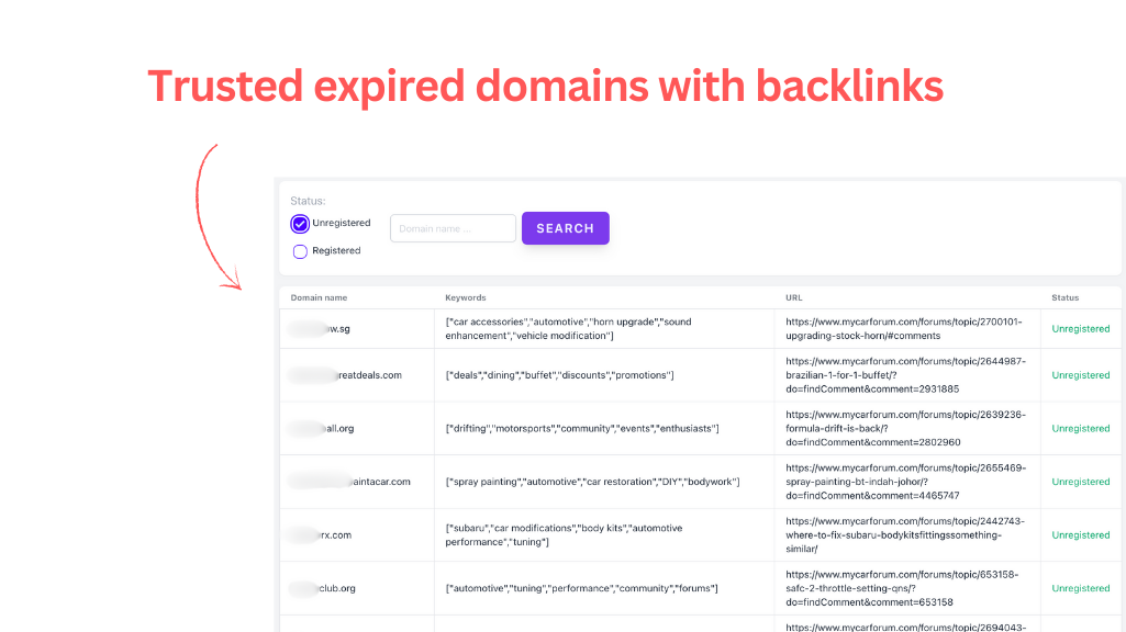 where to find trusted expired domains