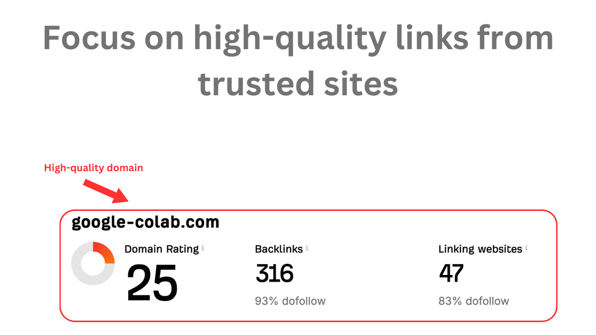 Importance of prioritizing quality over quantity in backlink building