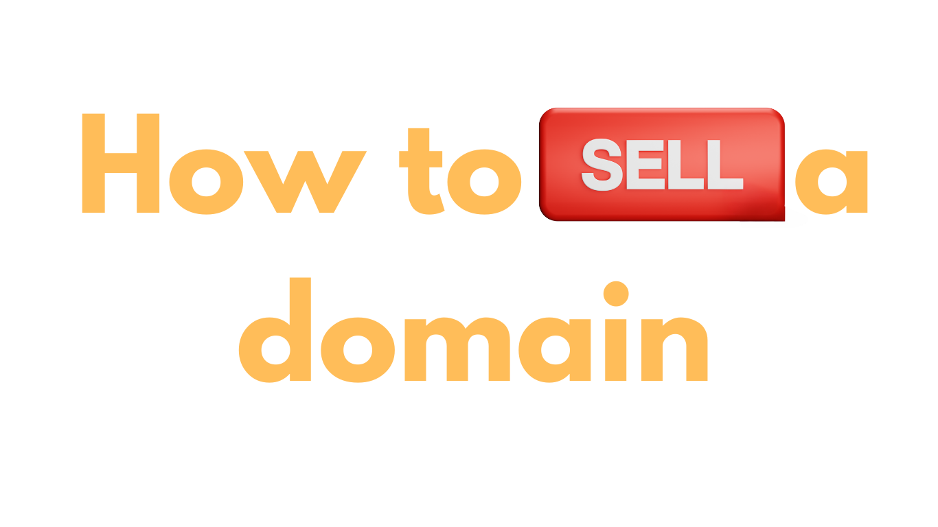 How to sell a domain name